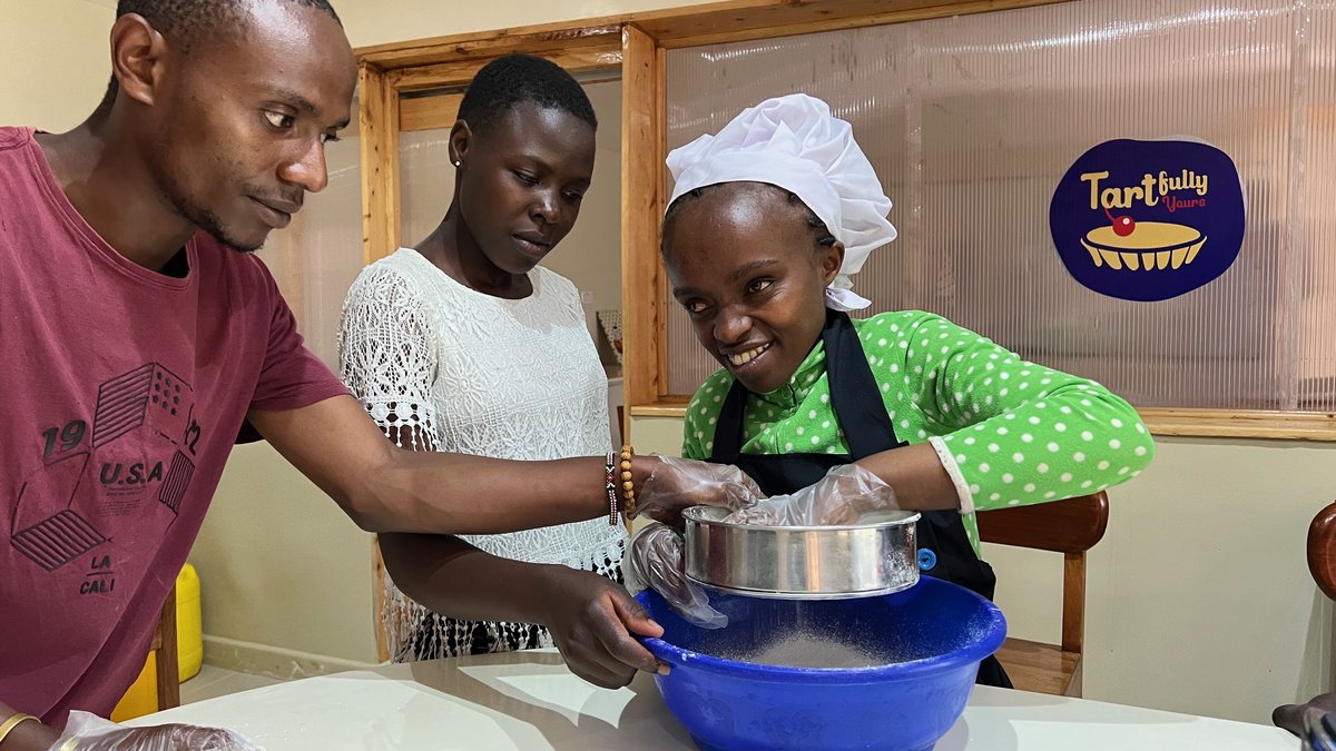 Victor, Precious and Dorene — the Tartfully Yours team